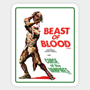 Beast of Blood (1971) Sticker